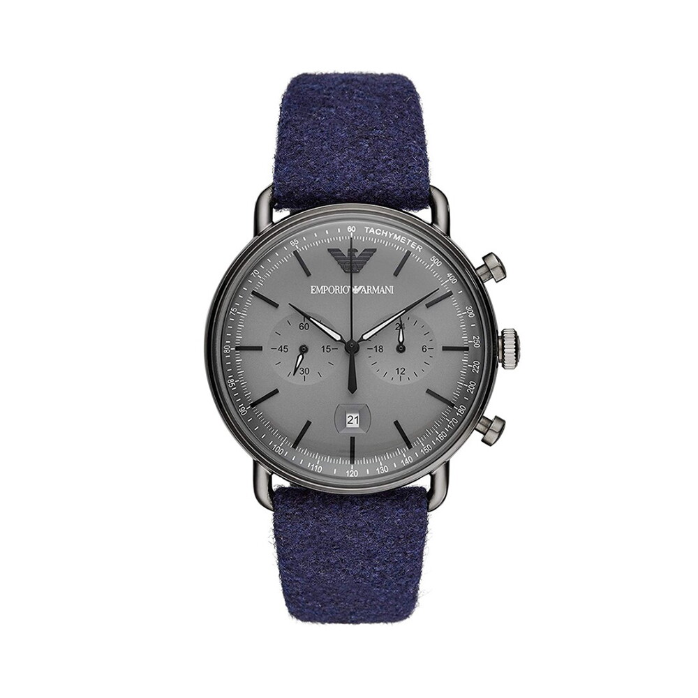 엠포리오 아르마니 [엠포리오 아르마니]알마니 AR11144 가죽밴드 남성시계