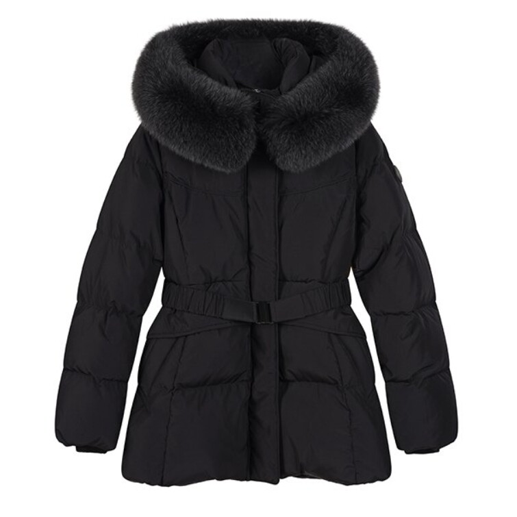 플라스틱아일랜드(아울렛) 여성 사가퍼 벨티드 플랩 구스 다운 PR4TD581