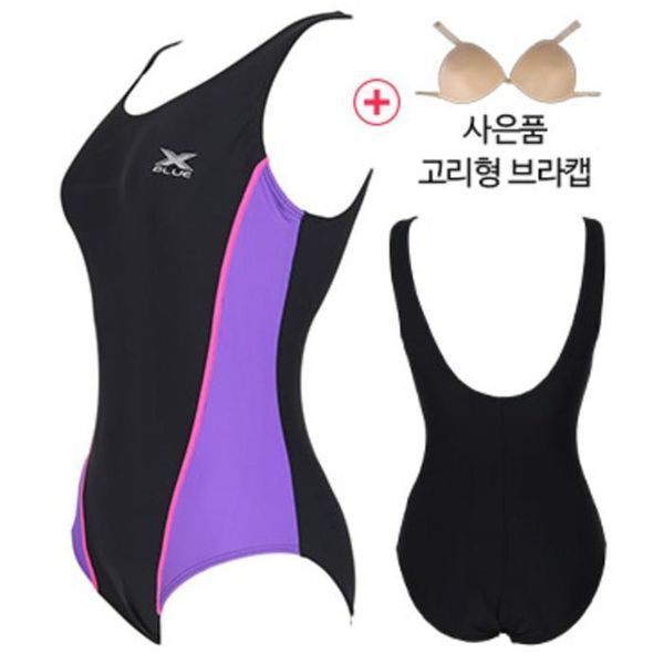 주식회사 셀러허브_레이틀리 셀러허브(하프클럽) [하프클럽/셀러허브_아웃도어]XBLUE 여자 아쿠아로빅 원피스 수영복 B41622