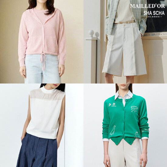 [마예도르/샤샤]홈쇼핑인기 SS특가  니트/가디건/팬츠/셔츠 외