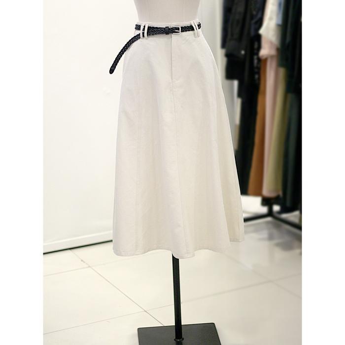 메종블랑쉬 셀러허브(쿠폰) 메종블랑쉬 세이브존03 알리 벨트 세트 A라인 코튼 스커트 AGM253JSK903A