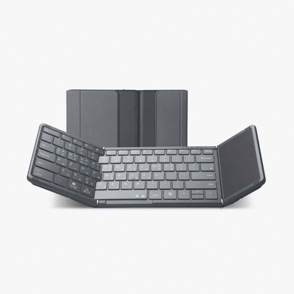 지오벤처스 아이노트 터치패드 블루투스 무선 접이식 키보드 XK905B 그레이 개(1개입)