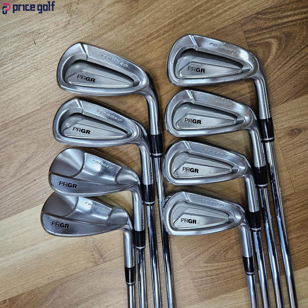 [중고] PRGR 중고 프로기아 PRGR 정품 EX-1 포지드 경량스틸950GH NEO R 중고8아이언.5-PW,AW,SW