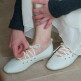 [스티유][정상가 128,000] 에코가죽 발레리나 레이스 플랫 S24F417_2color (1.5cm)