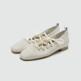 [스티유][정상가 128,000] 에코가죽 발레리나 레이스 플랫 S24F417_2color (1.5cm)