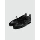 [스티유][정상가 128,000] 에코가죽 발레리나 레이스 플랫 S24F417_2color (1.5cm)