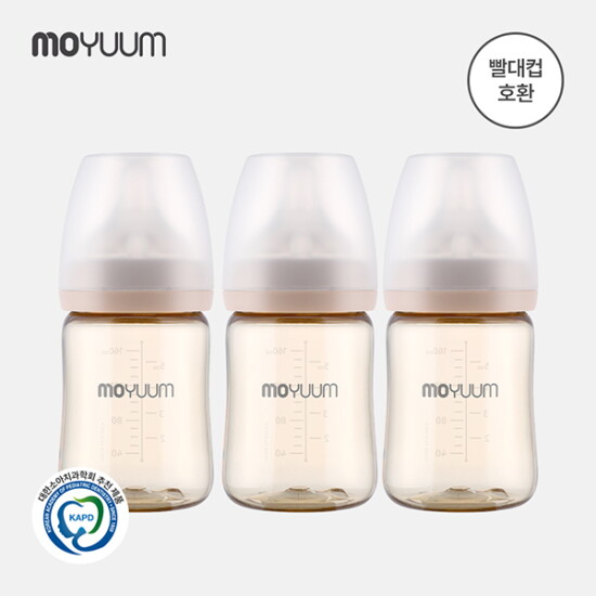 [모윰][모윰] 2세대 PPSU 올인원 젖병 170ml 트리플팩 (빨대컵 호환)