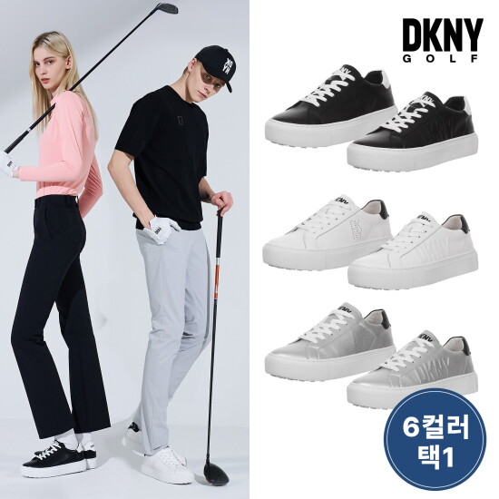 [(디케이앤와이)][DKNY GOLF] 로고 모던/퍼포레이션 골프화 유니 6컬러 택1 B