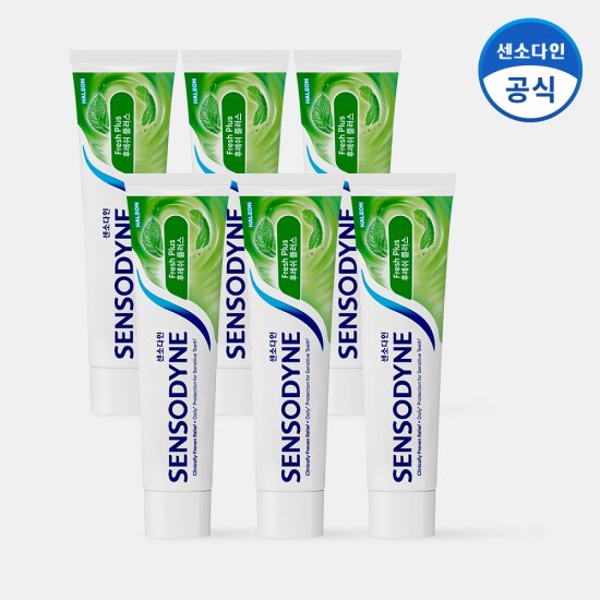 [센소다인] 센소다인 후레쉬 플러스 치약 100g x6개