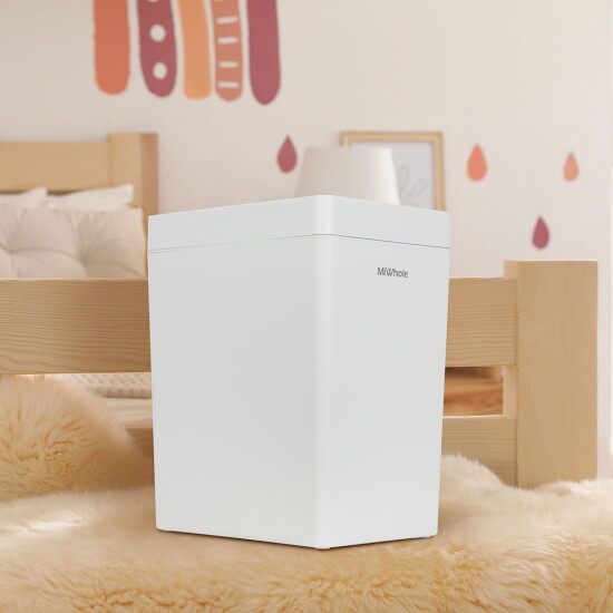 [미홀]2025 NEW 미홀 자동센서 스마트 휴지통 ECO 17L 화이트