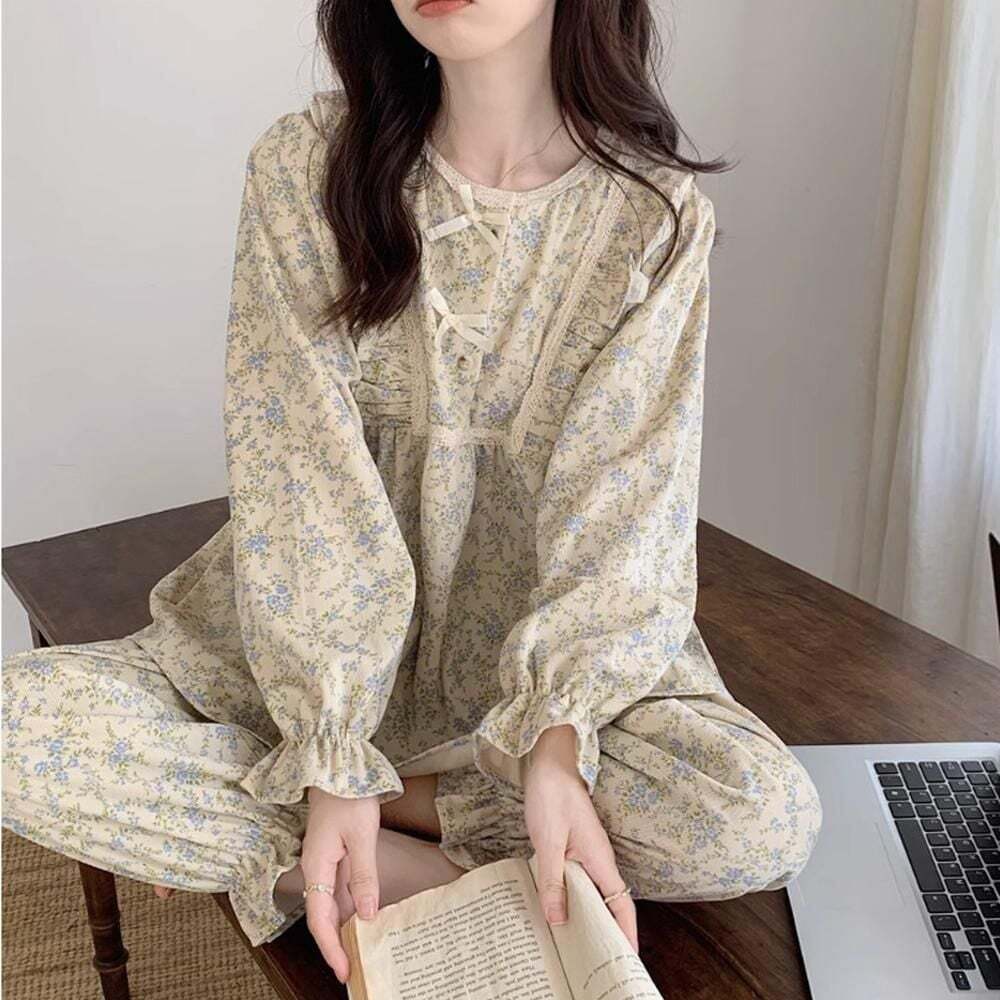 지오벤처스 달콤하루 잔꽃 파자마세트