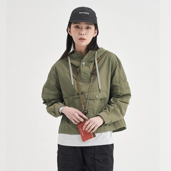 제로그램 소매탈부착 윈디 하이커 디테쳐블 귀여운 아노락 W_ZW1JKS2414