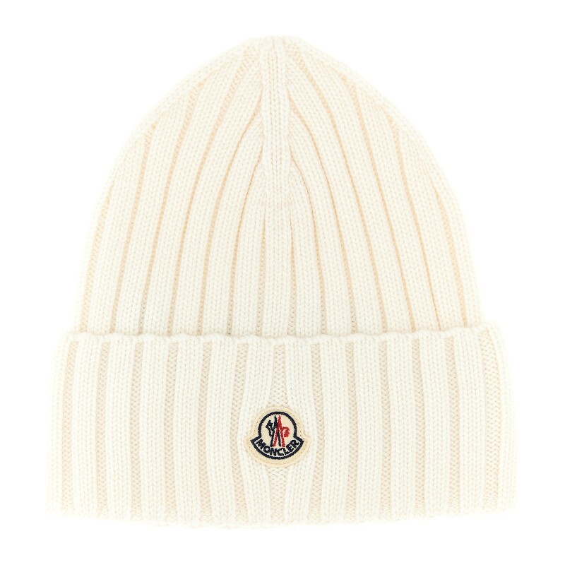 MONCLER 몽클레어 몽클레어 로고 패치 리브 니트 비니 L10933B00036A9327 030