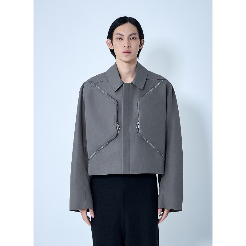 RICK OWENS 릭오웬스 릭오웬스 헤이저 맥 크롭 재킷 RU01F2795 CDU 34