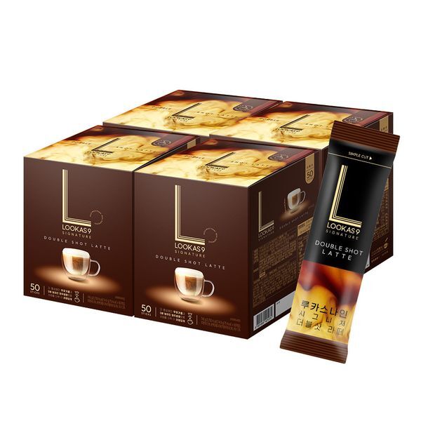 남양 [하프클럽/남양유업]루카스나인 시그니처 더블샷라떼 50T x 4개