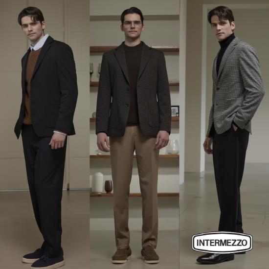 [인터메조]인터메조 25FW 남성 울 블렌디드 자켓 1종