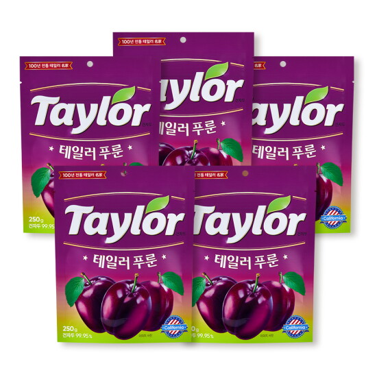[테일러팜스][테일러팜스 공식] 푸룬 건자두 250g x 5봉