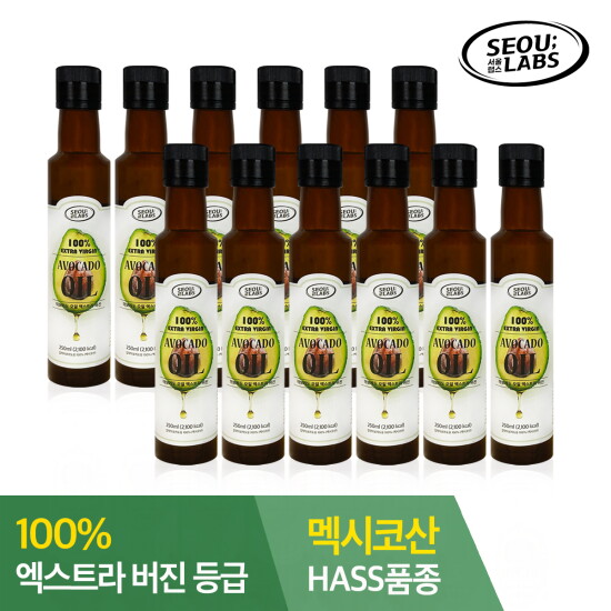 [서울랩스]아보카도 오일 엑스트라 버진 250ml X 12병