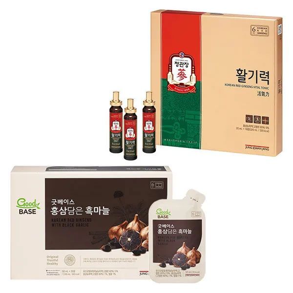 교보문고 정관장 공식 굿베이스 흑마늘 30포 + 활기력 16병