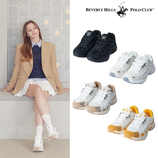 [비버리힐스폴로클럽]O 비버리힐스폴로클럽 25FW 여성 런닝 라이트 스니커즈