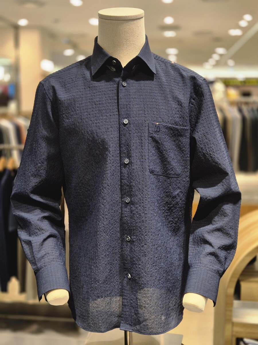 상세참조 닥스 26년SS 폴리100 노케어 시처서커 솔리드셔츠 DMS1SHDL102-N1(선물포장사은품)