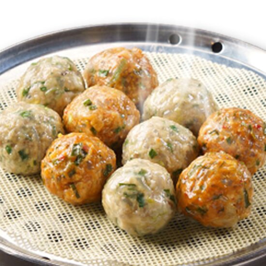 수제 굴림만두 7종(고기,김치,청양,카레,짜장,게살,모짜)중 택일 250g