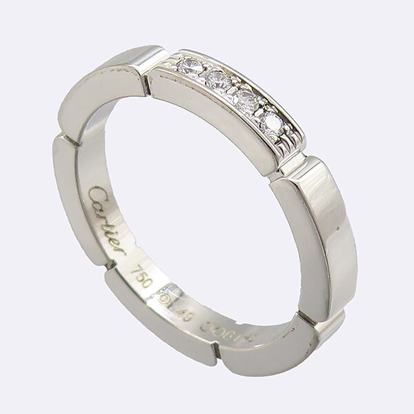 CARTIER 까르띠에 까르띠에 고이비토 중고명품 - 까르띠에 마이용 팬더 4P 다이아 웨딩 반지  - K6209C