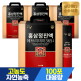 [순수식품][400포]6년근 홍삼정 진액 에브리데이 365 실속형 100포 x 4박스 / 국내산 홍삼 농축액 스틱