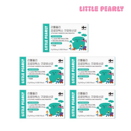 [리틀펄리][정상가 180,000원] 리틀펄리 프로덴틱스 구강유산균 5박스