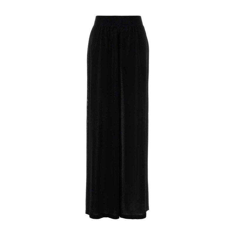 ALAIA 알라이아 알라이아 비스코스 블렌드 하이웨이스트 와이드 팬츠 AA9P1316K140C 995