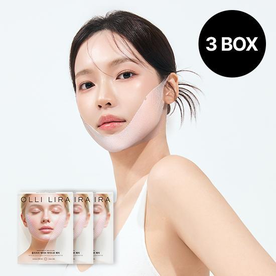 [약손명가헬스케어]약손명가 올리 웨이브 하이드로 패치 3BOX (총 9매) PDRN 리프팅 브이라인 탄력 시너지 패치