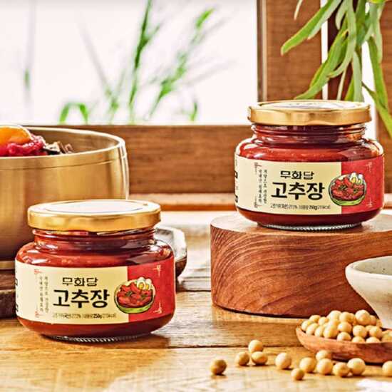 [글루어트][저당]무화당 고추장&쌈장 세트(고추장 1병, 쌈장 1병)