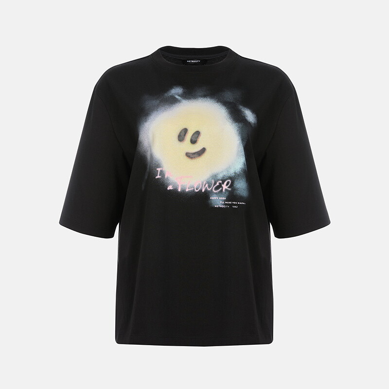메트로시티 HAPPY ROSA HALF T-SHIRT M251CT1003Z