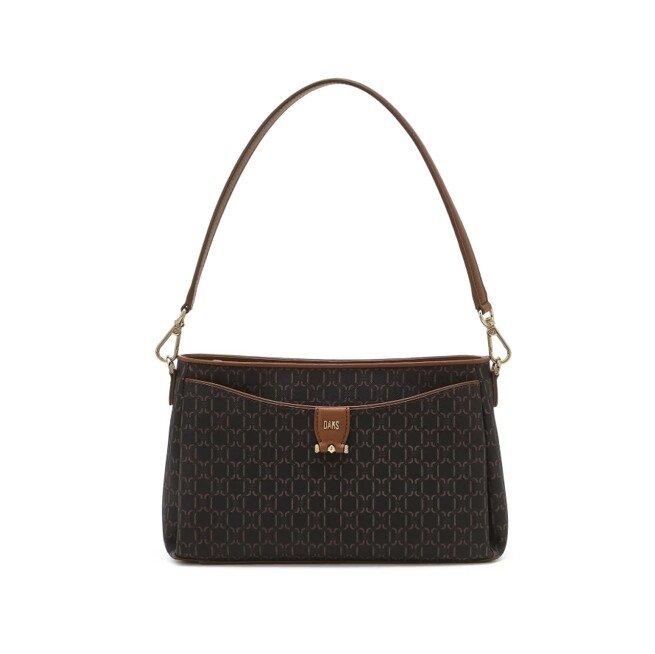 DAKS bag [AK수원점] [닥스핸드백] 브라운 DD패턴 숄더백 DCBA6E871