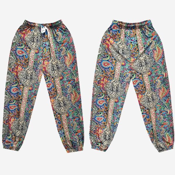 주식회사 강물처럼 아이우먼 [하프클럽/아이우먼]빅사이즈사랑해요 R136L407 기하악패턴쿨조거팬츠 DK