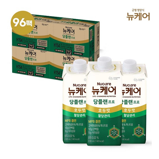 [뉴케어]●[96팩] 당플랜 프로 호두맛 24팩*4박스