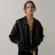 [블랭크공삼][블랭크03] padded leather blouson jacket (black)