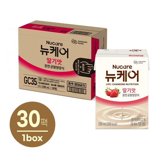 [대상웰라이프][대상웰라이프] 뉴케어 균형영양식 딸기맛/단호박맛/커피맛 (200mlx30팩) 1박스