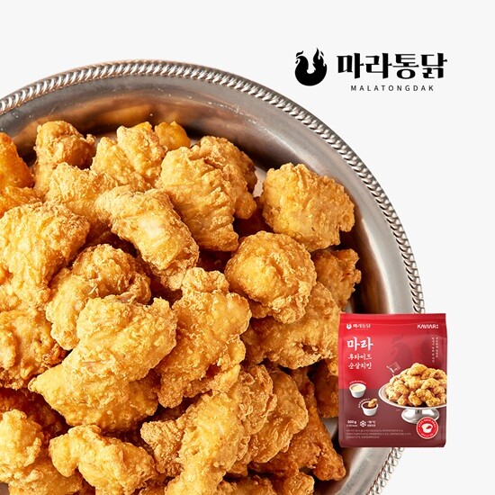 [캐비아]마라 후라이드 순살치킨 500g x 2봉