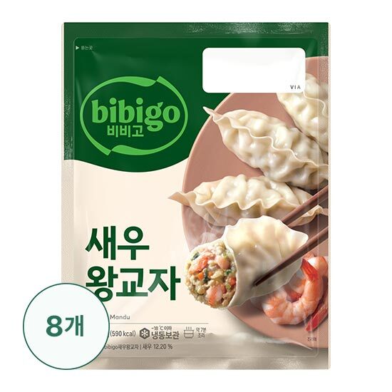 [비비고][CJ제일제당] 새우왕교자315g X 8개