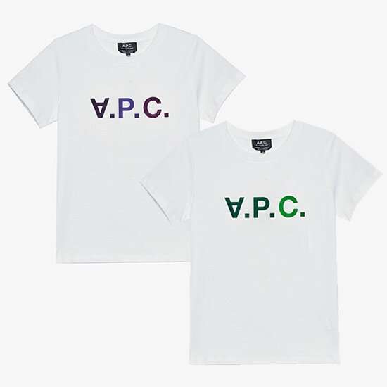 APC 여성 로고 티셔츠(COBQX F26105)
