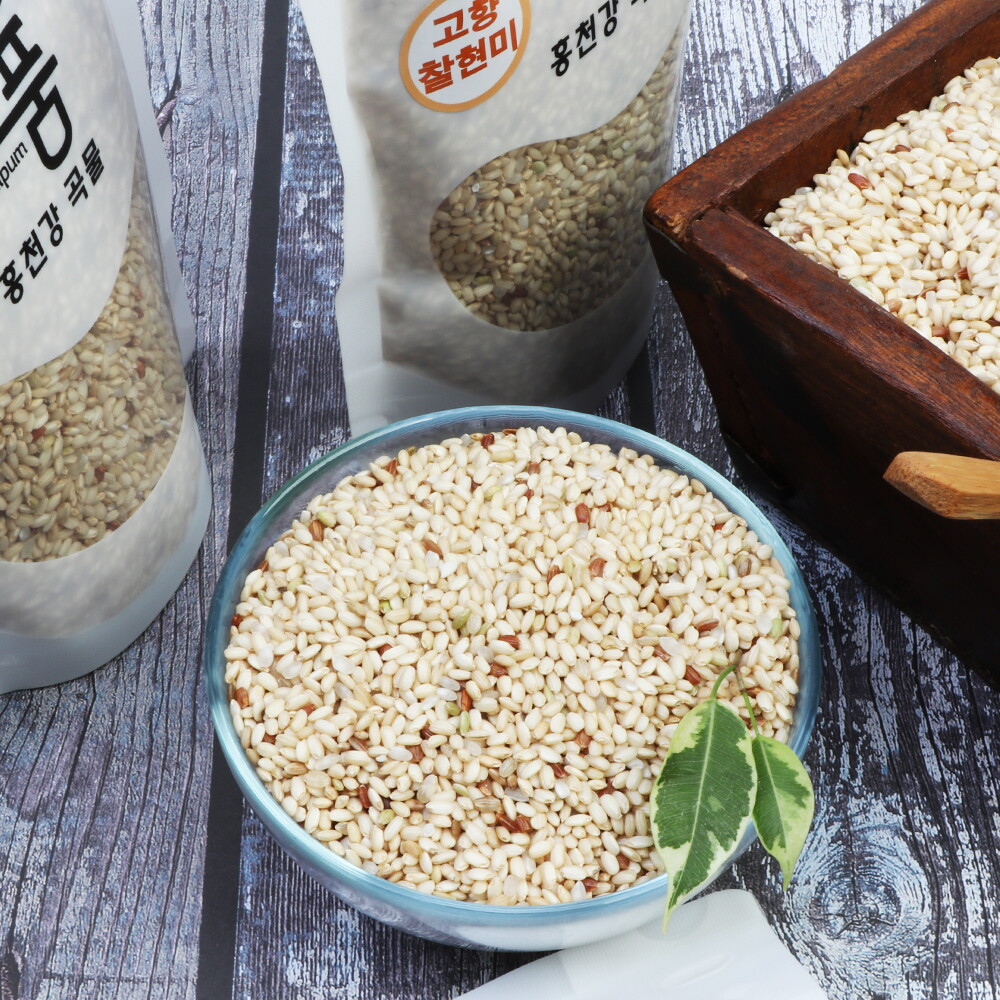 예손연우 강원 홍천 고향 찰현미 500g 3팩