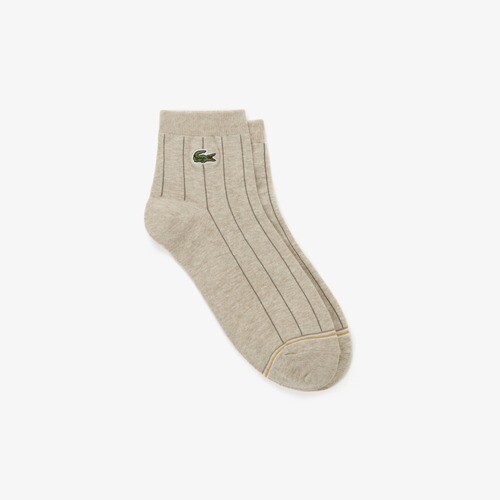 라코스테 라코스테 LACOSTE 남성 26FW 립조직 세로 스트라이프 앵클 양말 RA147E-56N 02S 40B1584050 RA147E56N02S