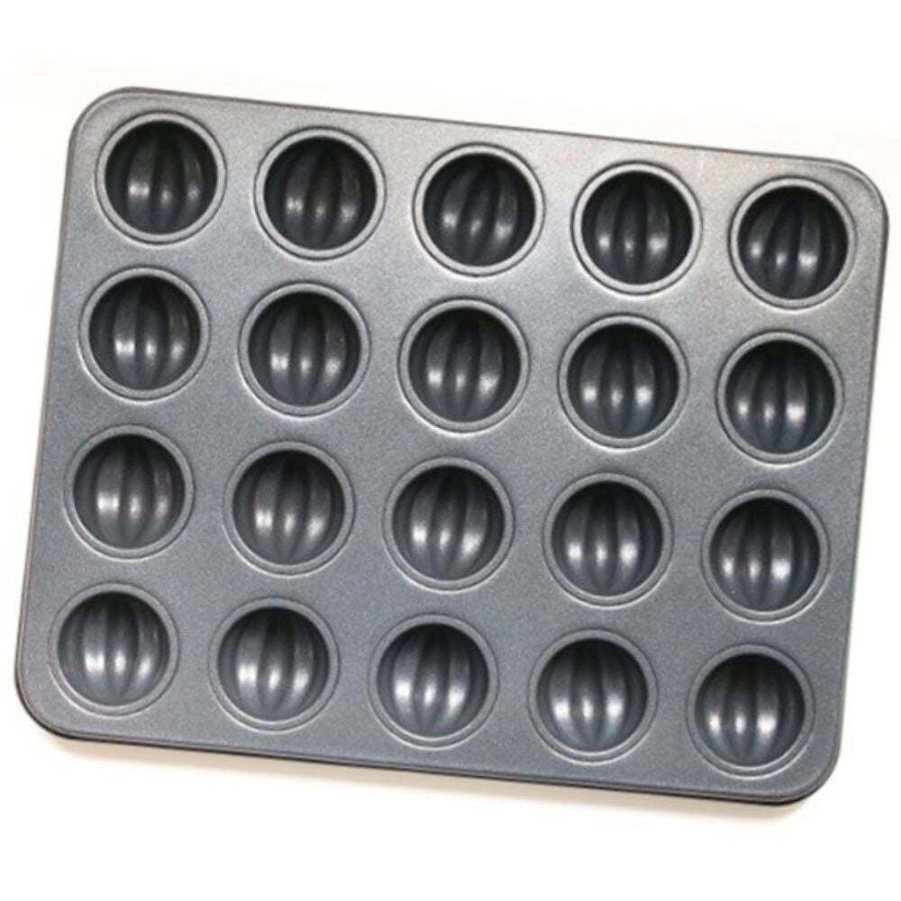 오너클랜 치즈볼호두판 공방 과자판 미니 원형 베이킹몰드 20구