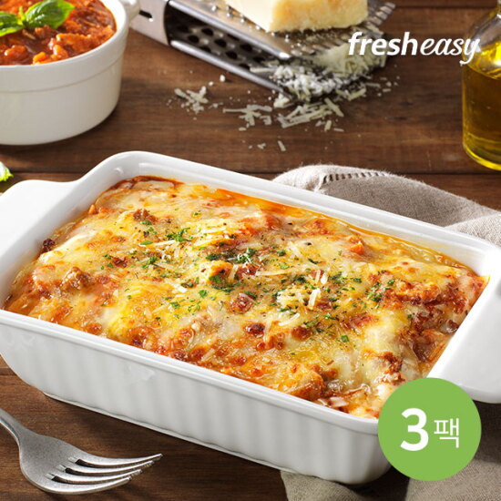 [프레시지(신)][The EASY]치킨라자냐 200g X 3팩