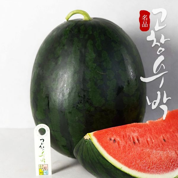 프레시데이 [하프클럽/프레시데이]블랙라벨 고창 흑수박 로얄대과 9kg미만 (선물용)