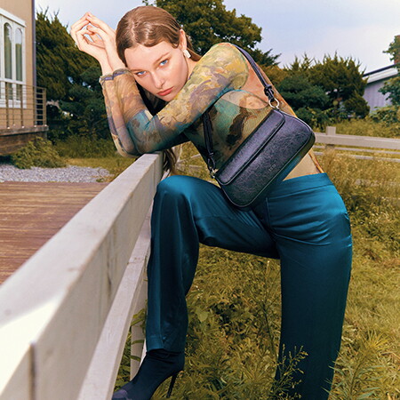 상세참조 비비와이비 Lala Shoulder Bag (Crinkled Blac송지효 민도희 착용1206