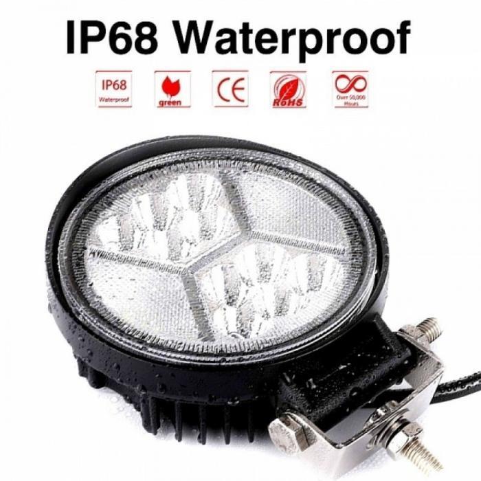 셀러허브잡화 4인치126와트 LED써치라이트 42LED 6063AL 콤보형