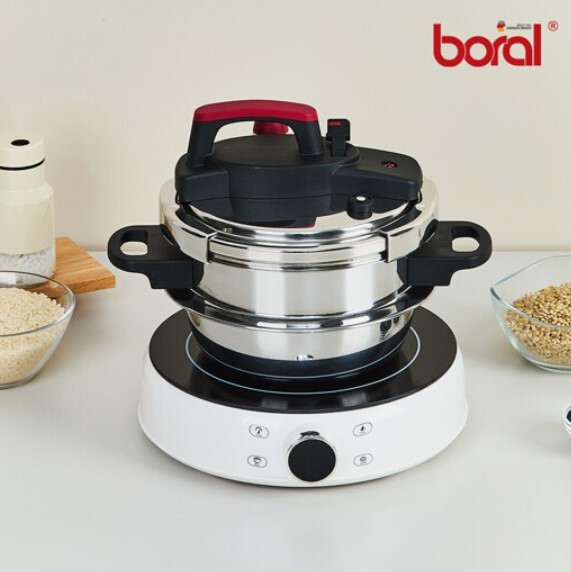 보랄 IH 압력밥솥 2L BR-T21PC + 전기 원형 인덕션 BR-C260R