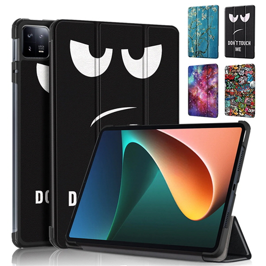 수나르 샤오미 미패드6 6프로 아트 프린팅 스탠드 가죽 레더 태블릿 케이스